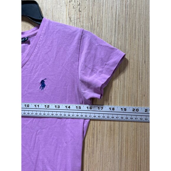 Ralph Lauren Sport - Women's Short Sleeve T-Shirt - Pink - Extra Small - Picture 4 of 12
